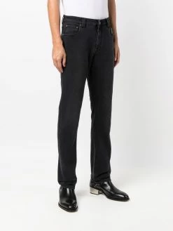 ETRO jean droit à taille mi-haute