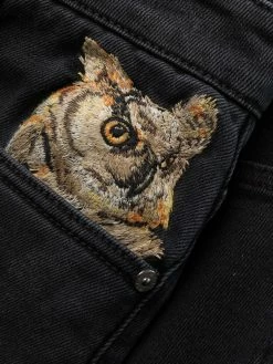 ETRO jean droit à taille mi-haute