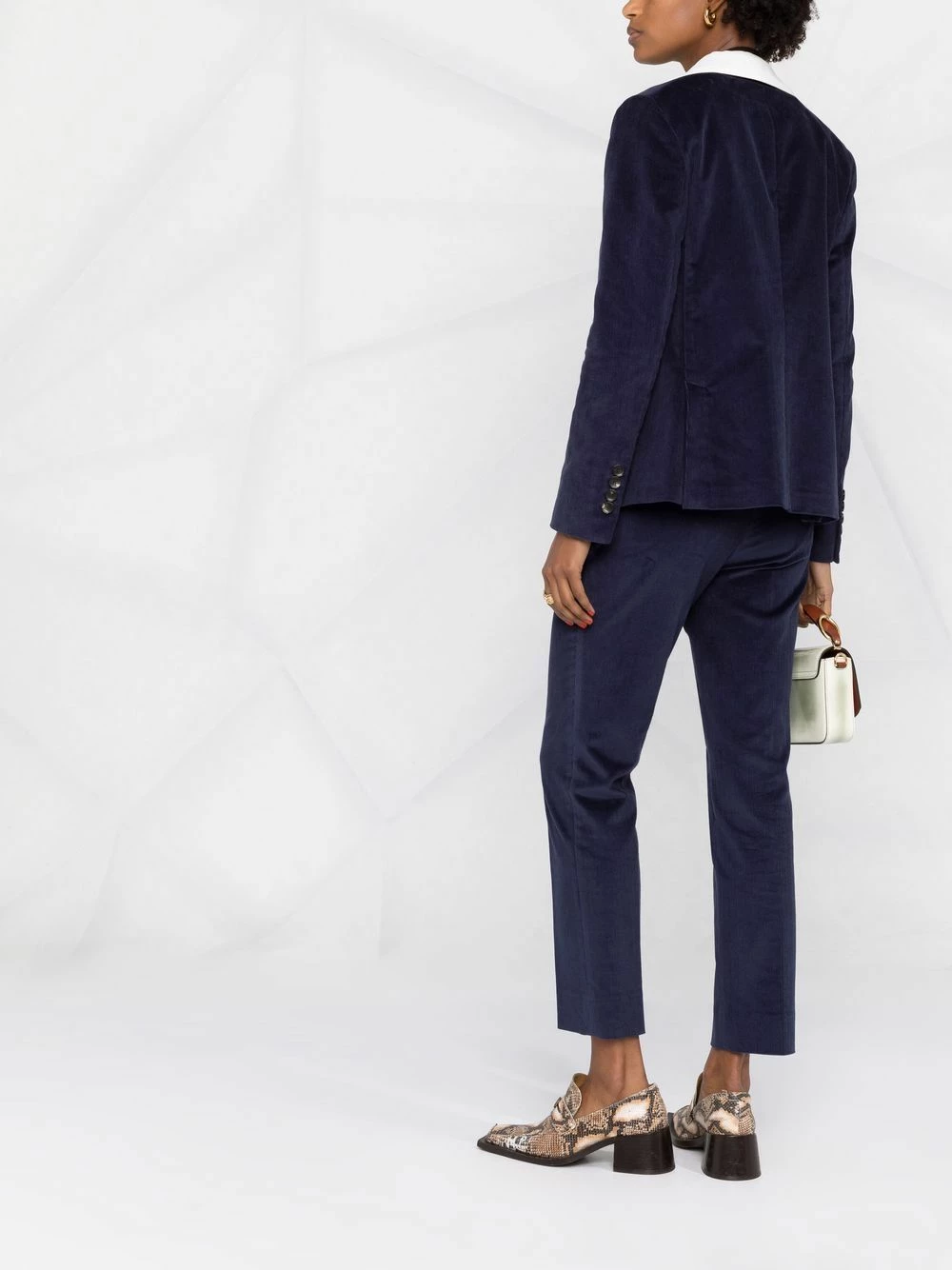 Prix Équitable ETRO Blazer en velours à boutonnière croisée blazers femme 4 ETRO blazer en velours à boutonnière croisée