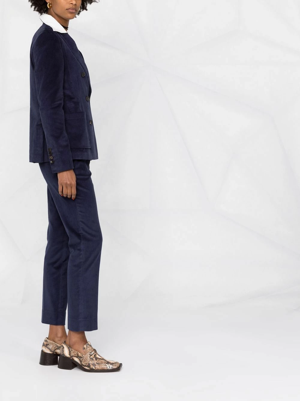 Prix Équitable ETRO Blazer en velours à boutonnière croisée blazers femme 6 ETRO blazer en velours à boutonnière croisée