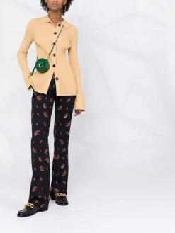 ETRO pantalon de tailleur à broderies