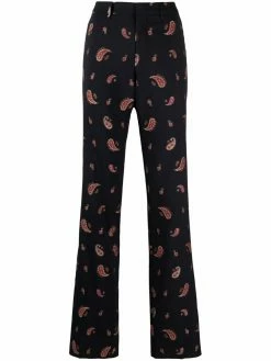 ETRO pantalon de tailleur à broderies
