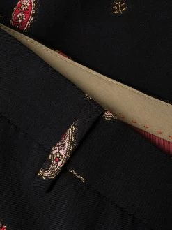 ETRO pantalon de tailleur à broderies