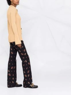 ETRO pantalon de tailleur à broderies