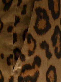 ETRO pantalon évasé à imprimé léopard