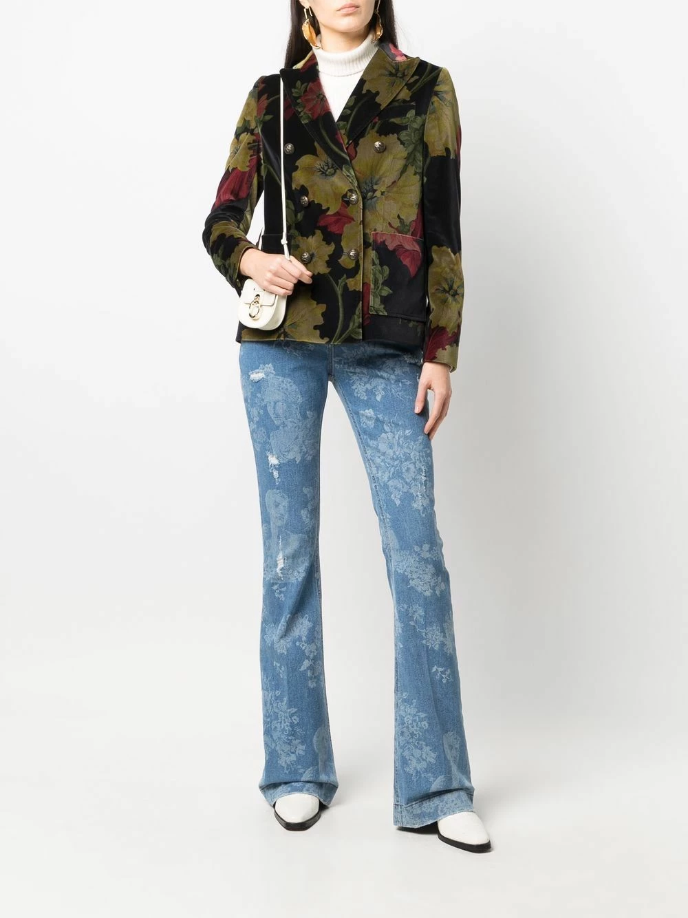 ETRO Prix Aimable Veste en velours à fleurs blazers femme 2 ETRO veste en velours à fleurs