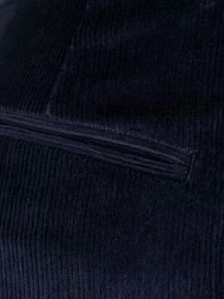 ETRO pantalon en velours côtelé à plis marqués