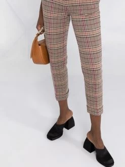 ETRO Se Vend Bas Prix Pantalon court à motif pied de poule pantalons raccourcis femme 12 ETRO pantalon court à motif pied-de-poule