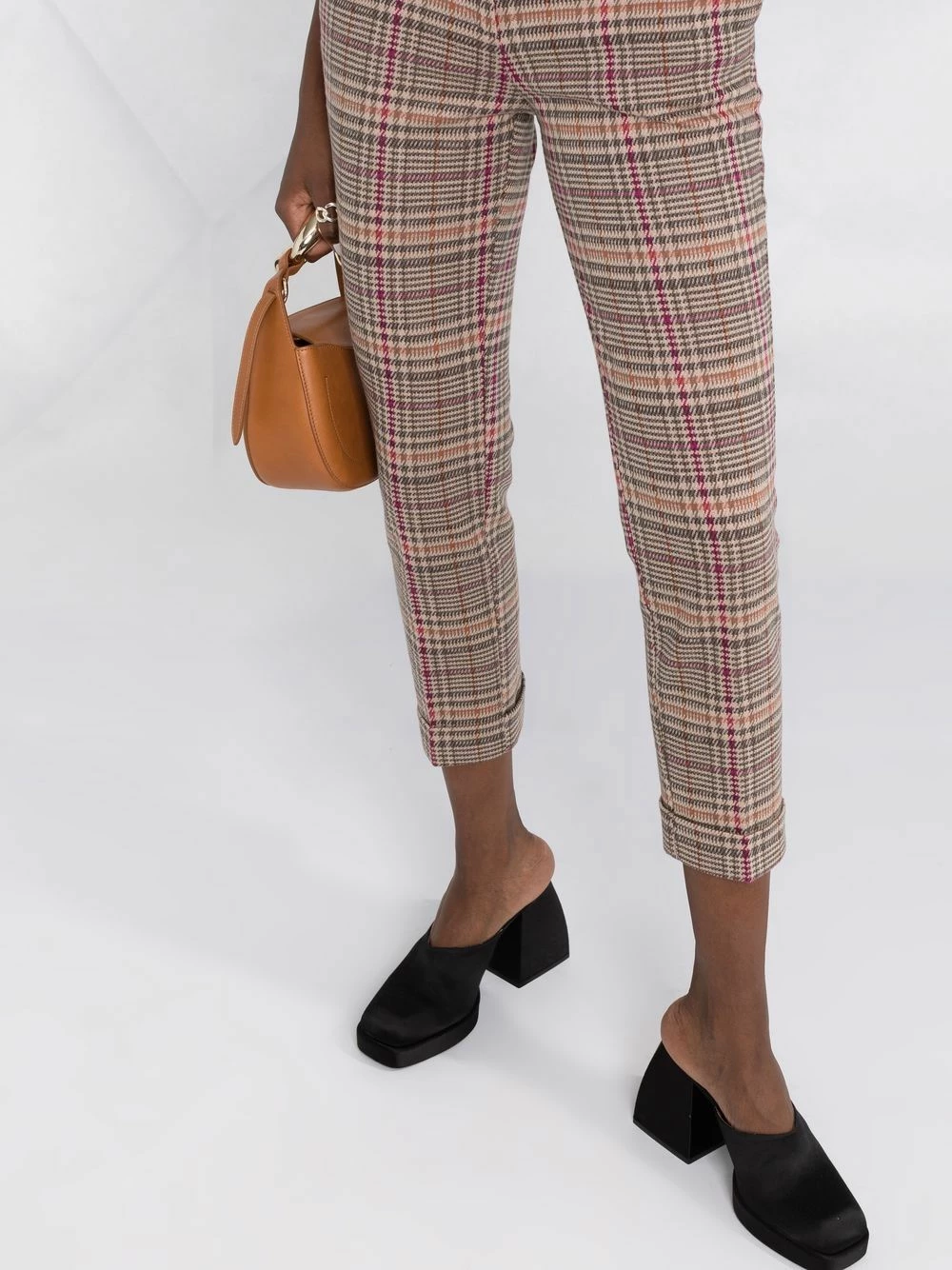 ETRO Se Vend Bas Prix Pantalon court à motif pied de poule pantalons raccourcis femme 5 ETRO pantalon court à motif pied-de-poule
