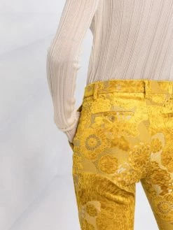 ETRO pantalon de tailleur à motif en jacquard