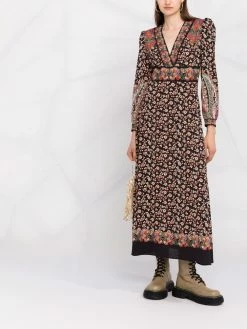 ETRO robe à motif cachemire