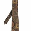 ETRO cravate en soie à imprimé cachemire