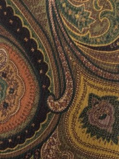 ETRO cravate en soie à imprimé cachemire