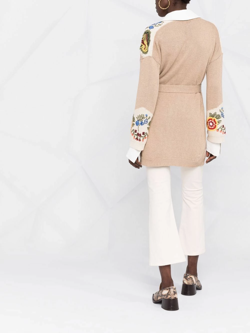 ETRO Cardigan ceinturé à broderies 50% Off De Vente cardigans femme 4 ETRO cardigan ceinturé à broderies