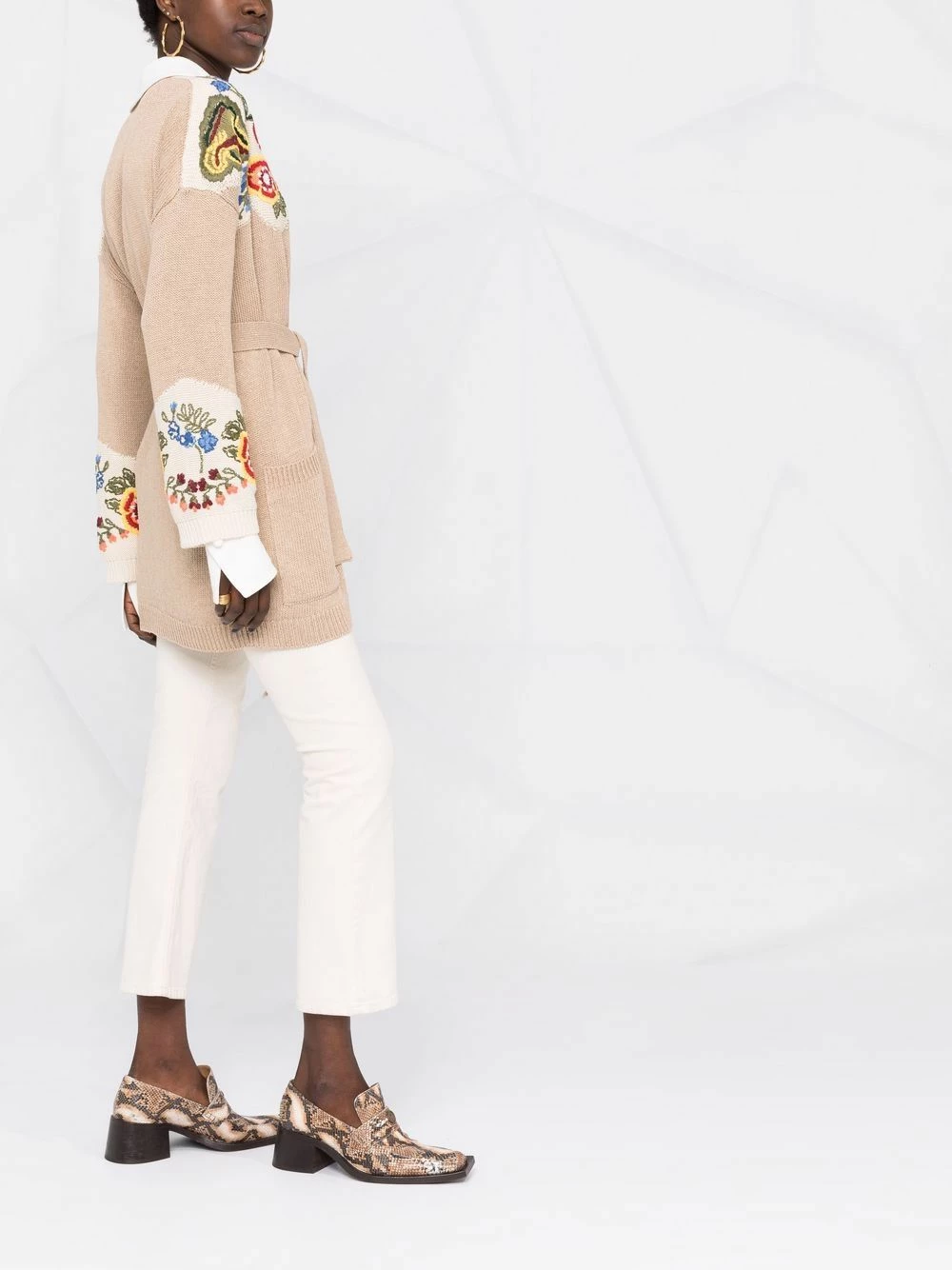 ETRO Cardigan ceinturé à broderies 50% Off De Vente cardigans femme 6 ETRO cardigan ceinturé à broderies