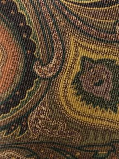 ETRO cravate en soie à imprimé cachemire