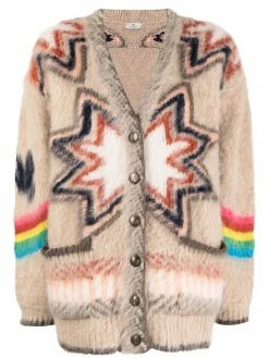 ETRO cardigan en intarsia