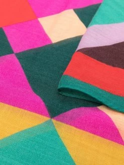 ETRO écharpe en cachemire à motif géométrique