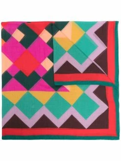 ETRO écharpe en cachemire à motif géométrique