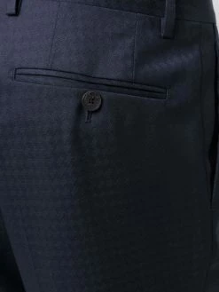 ETRO costume à motif pied-de-poule