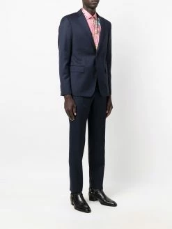 ETRO costume à motif pied-de-poule