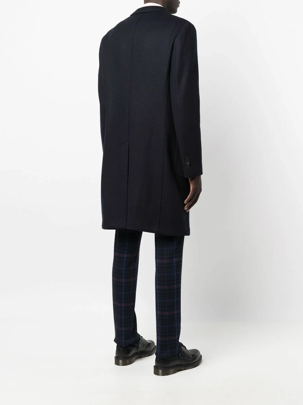 ETRO Prix Aimable Manteau en cachemire mélangé à simple boutonnage pardessus homme 4 ETRO manteau en cachemire mélangé à simple boutonnage