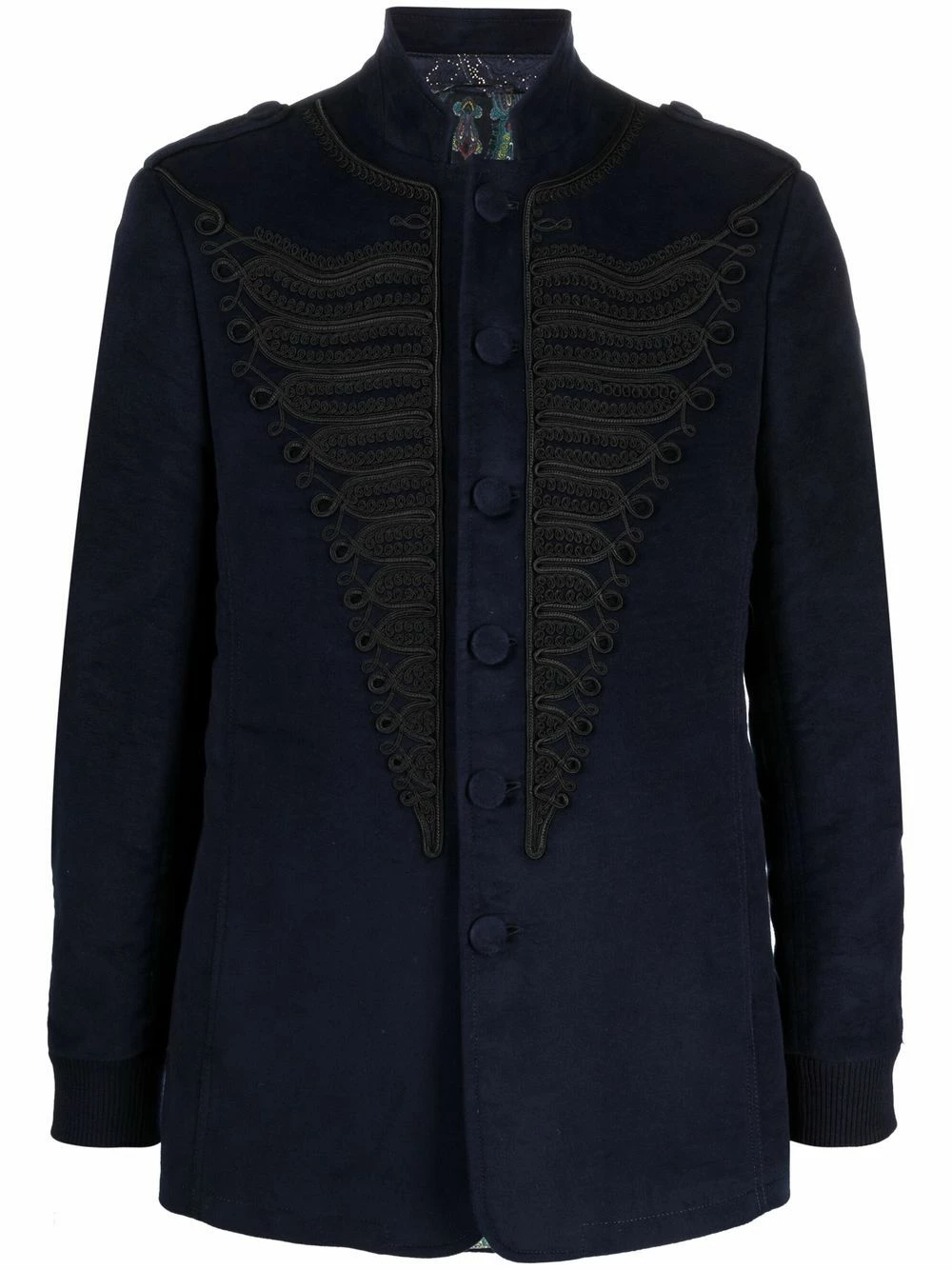 ETRO Se Vend Bas Prix Veste militaire boutonnée à broderies vestes militaire homme 1 ETRO veste militaire boutonnée à broderies