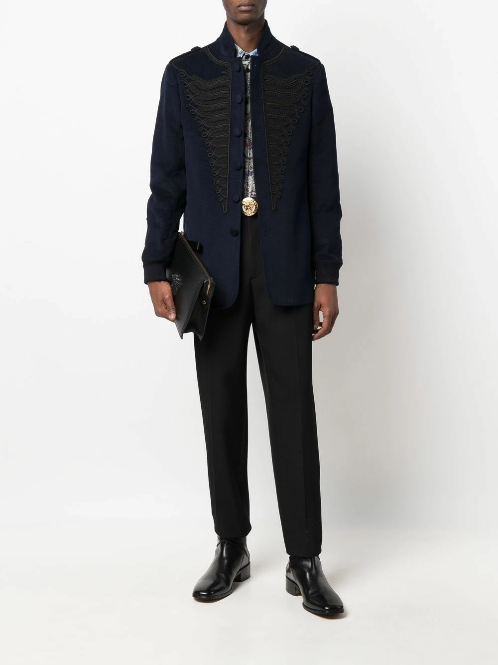 ETRO Se Vend Bas Prix Veste militaire boutonnée à broderies vestes militaire homme 2 ETRO veste militaire boutonnée à broderies