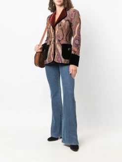 ETRO blazer à motif cachemire en jacquard