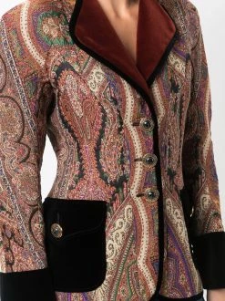 ETRO blazer à motif cachemire en jacquard