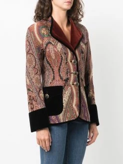 ETRO blazer à motif cachemire en jacquard