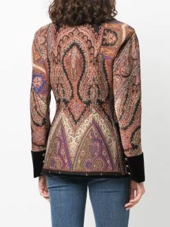 ETRO blazer à motif cachemire en jacquard