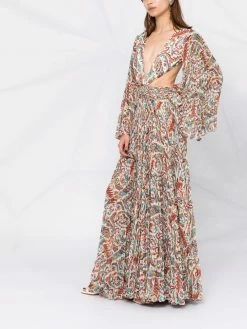 ETRO robe à motif cachemire