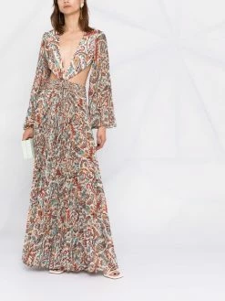 ETRO robe à motif cachemire