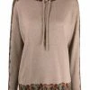ETRO hoodie en maille fine à motif cachemire