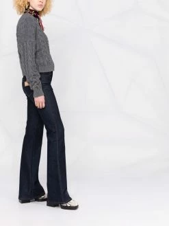 ETRO cardigan crop en maille torsadée