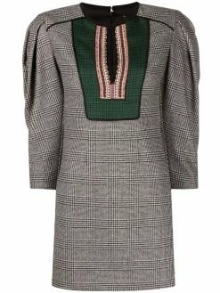 ETRO robe brodée à ouverture goutte d'eau