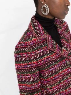 Prix Équitable ETRO Veste en maille intarsia blazers femme 8 ETRO veste en maille intarsia