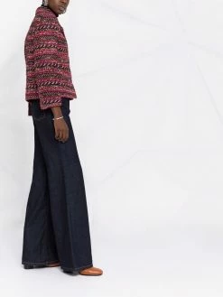 Prix Équitable ETRO Veste en maille intarsia blazers femme 11 ETRO veste en maille intarsia