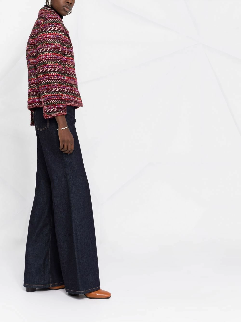 Prix Équitable ETRO Veste en maille intarsia blazers femme 6 ETRO veste en maille intarsia