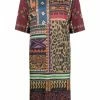 ETRO robe à imprimé patchwork