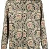 ETRO chemise en soie à imprimé cachemire