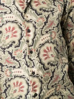 ETRO chemise en soie à imprimé cachemire