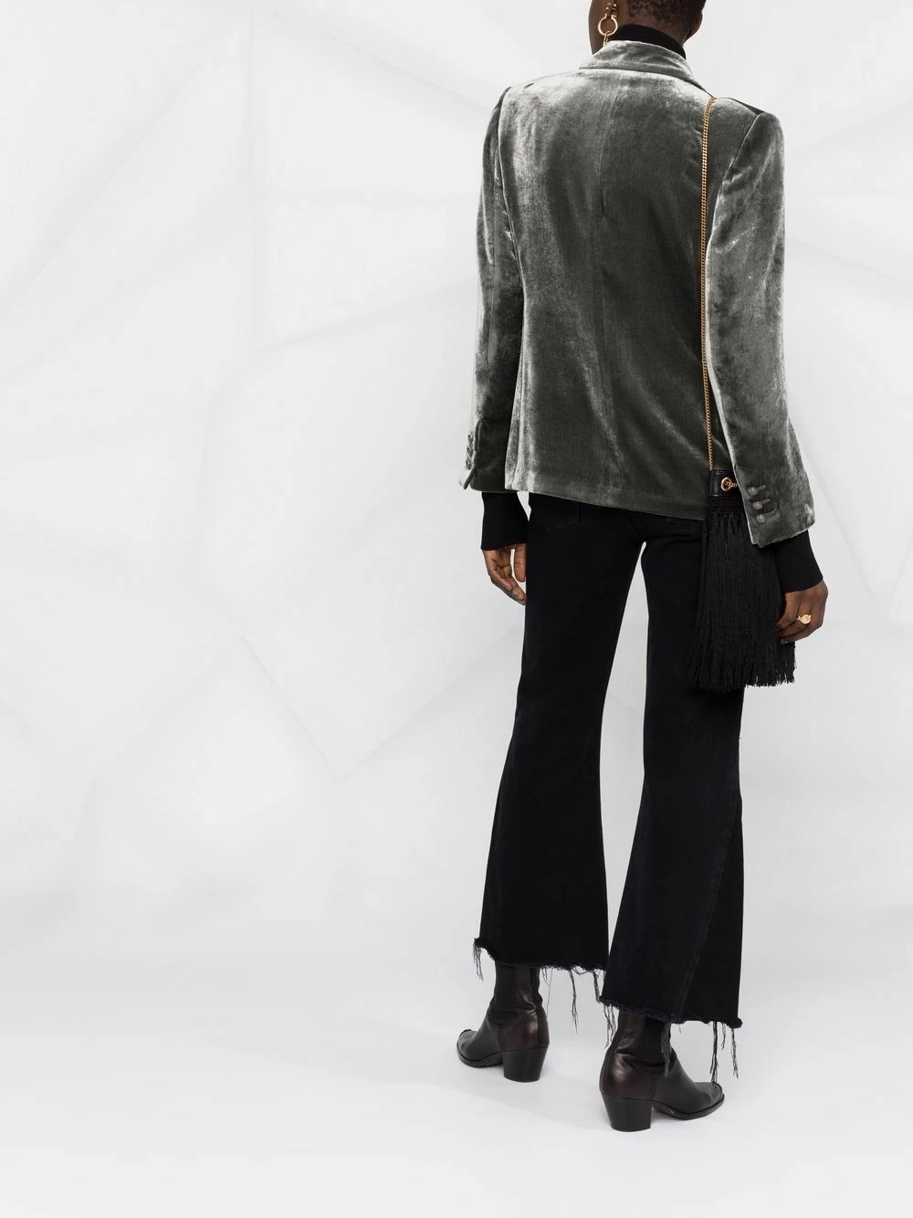 ETRO Prix Équitable Veste en velours à simple boutonnage blazers femme 4 ETRO veste en velours à simple boutonnage