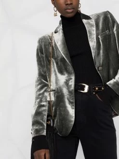 ETRO Prix Équitable Veste en velours à simple boutonnage blazers femme 10 ETRO veste en velours à simple boutonnage