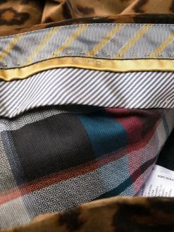 ETRO pantalon droit à imprimé léopard
