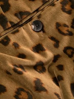 ETRO pantalon droit à imprimé léopard