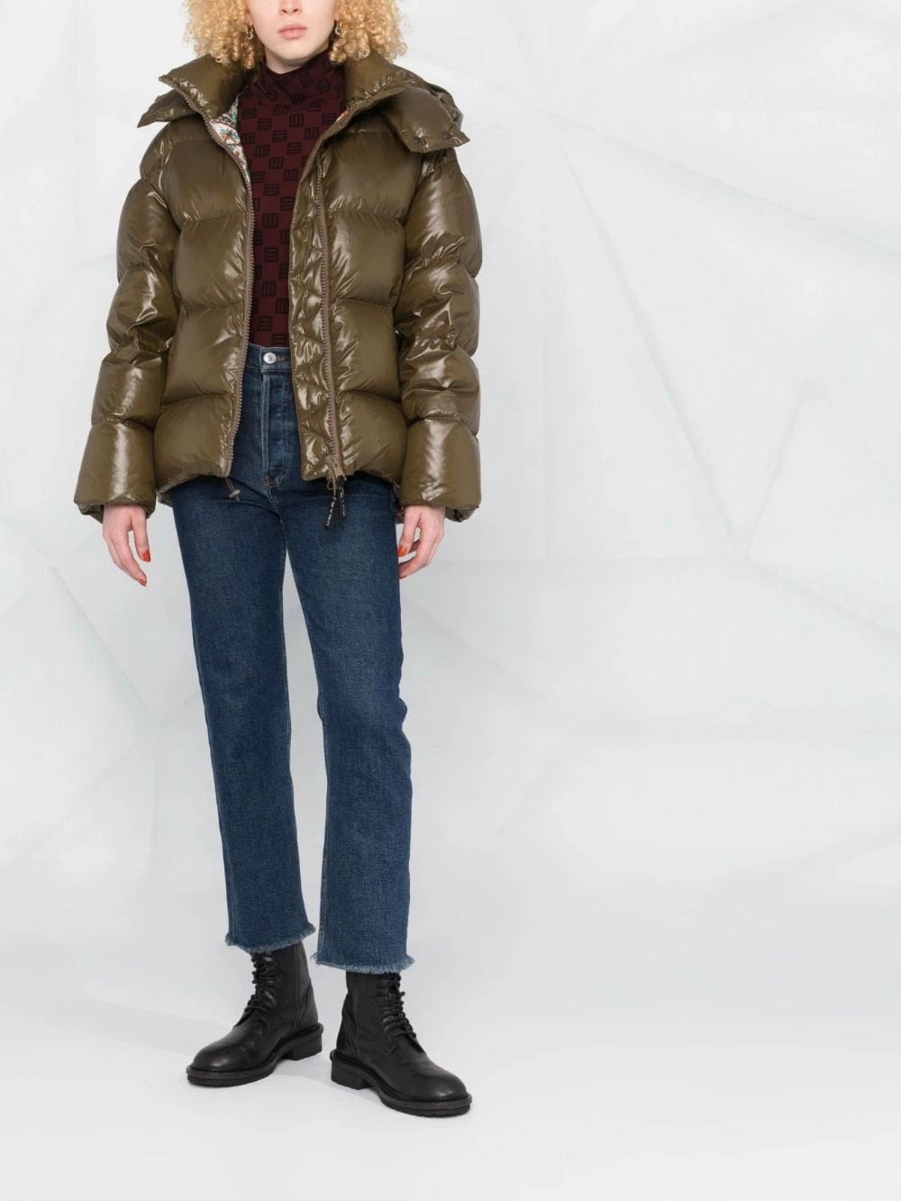 Qualité garantie 100% ETRO Doudoune à col montant manteaux à simple boutonnage femme 2 ETRO doudoune à col montant