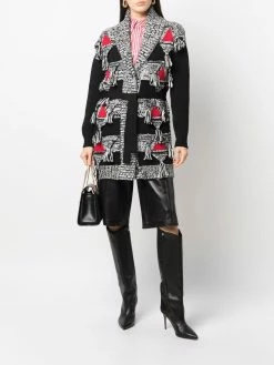 ETRO cardigan en maille à pompons