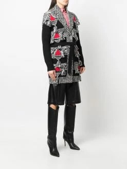 ETRO cardigan en maille à pompons